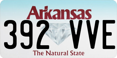 AR license plate 392VVE
