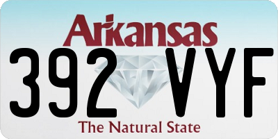 AR license plate 392VYF