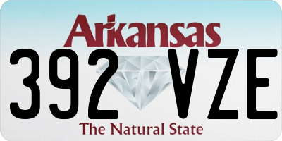 AR license plate 392VZE