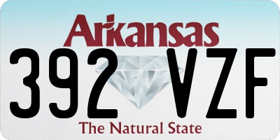 AR license plate 392VZF