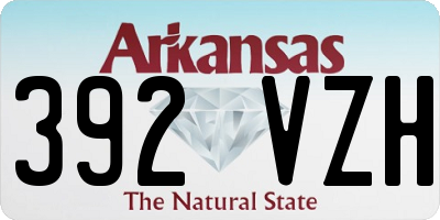 AR license plate 392VZH