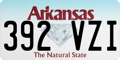 AR license plate 392VZI