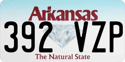 AR license plate 392VZP