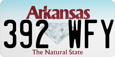 AR license plate 392WFY
