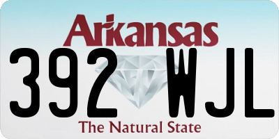 AR license plate 392WJL