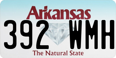 AR license plate 392WMH