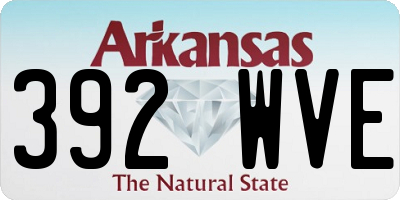 AR license plate 392WVE
