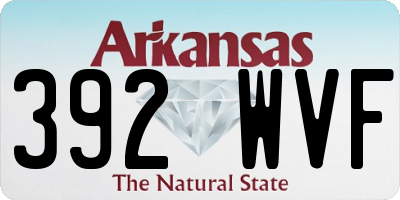 AR license plate 392WVF