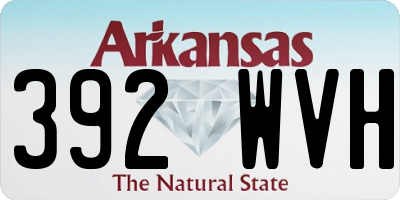 AR license plate 392WVH