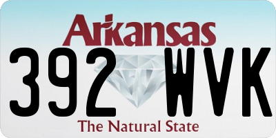 AR license plate 392WVK