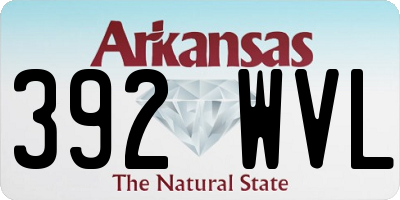 AR license plate 392WVL