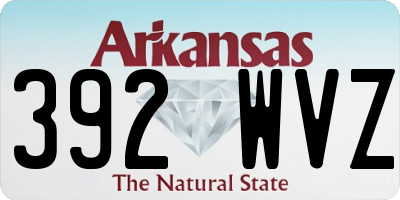 AR license plate 392WVZ