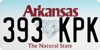 AR license plate 393KPK