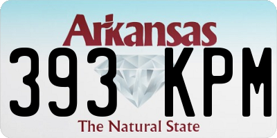 AR license plate 393KPM