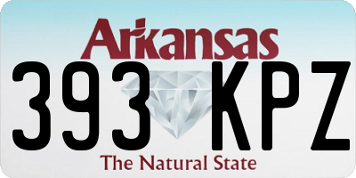 AR license plate 393KPZ