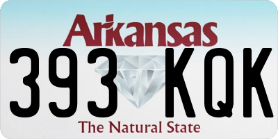 AR license plate 393KQK