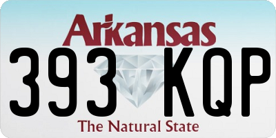 AR license plate 393KQP