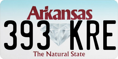 AR license plate 393KRE