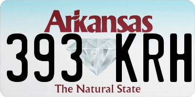AR license plate 393KRH