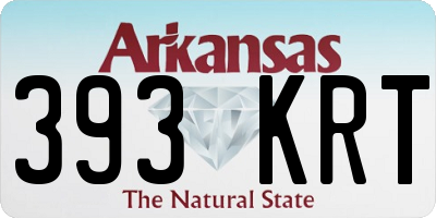 AR license plate 393KRT