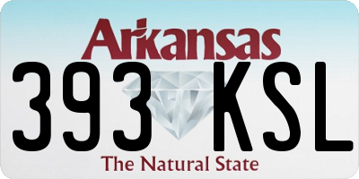 AR license plate 393KSL