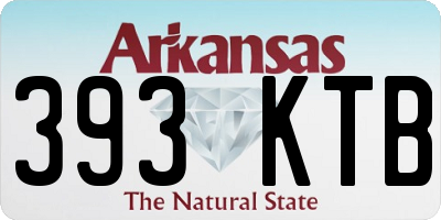AR license plate 393KTB