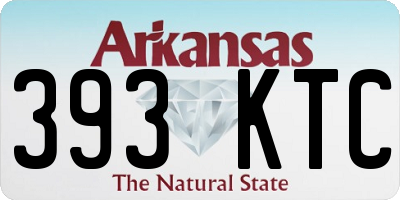 AR license plate 393KTC