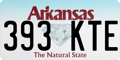 AR license plate 393KTE