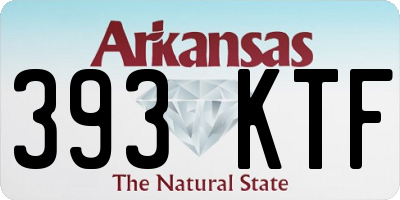 AR license plate 393KTF