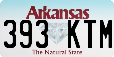 AR license plate 393KTM