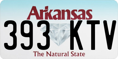AR license plate 393KTV