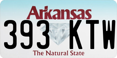 AR license plate 393KTW