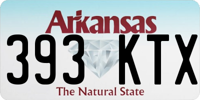 AR license plate 393KTX