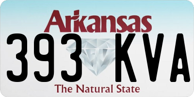AR license plate 393KVA