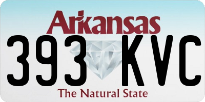 AR license plate 393KVC