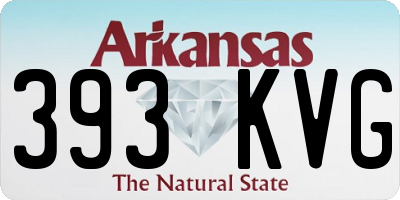 AR license plate 393KVG