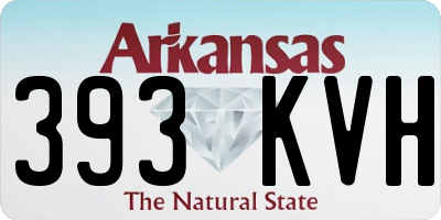 AR license plate 393KVH