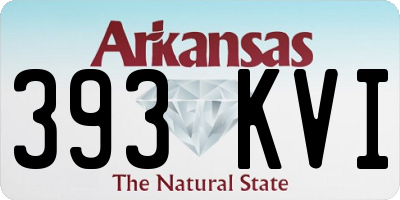 AR license plate 393KVI