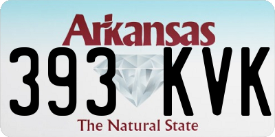AR license plate 393KVK