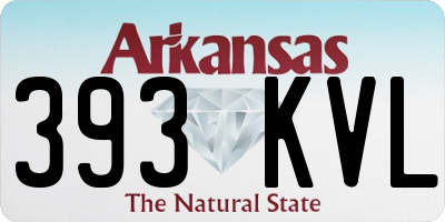 AR license plate 393KVL