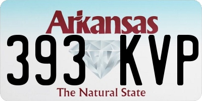 AR license plate 393KVP
