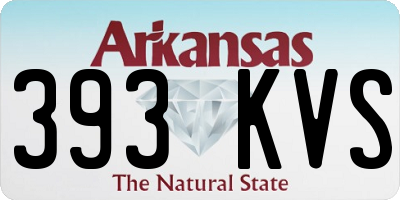 AR license plate 393KVS