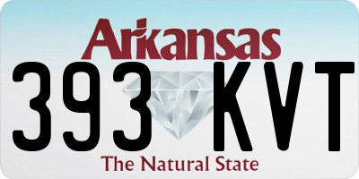 AR license plate 393KVT