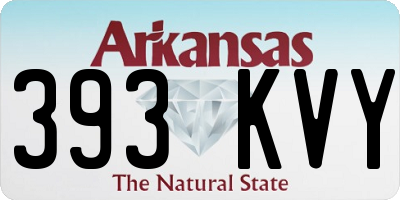 AR license plate 393KVY