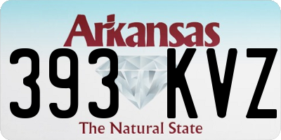 AR license plate 393KVZ