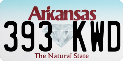 AR license plate 393KWD