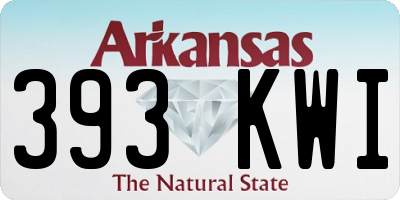 AR license plate 393KWI