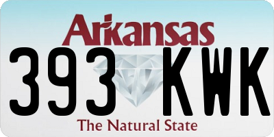 AR license plate 393KWK