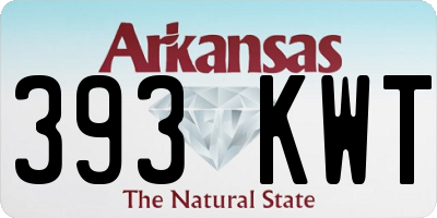 AR license plate 393KWT