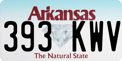 AR license plate 393KWV